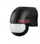  Mozg�s�rz�kel�, 180 fokos, fekete, IP44, 12m hat�t�v