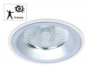  CAT DECOR 10070E/W/60/35E �lmennyezeti l�mpatest, feh�r, fazett�lt alum�nium t�k�r (60�), elektronikus el�t�ttel, 1x35W / G12 nagynyom�s� f�mhalog�n f�nyforr�shoz, IP 20