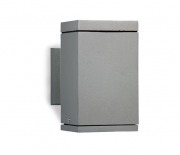  67132A/G falikar, 108x108x255mm, alum�nium, 2x75W / E27 (PAR 30) f�nyforr�shoz, IP 54 (KIFUT� TERM�K, A K�SZLET EREJ�IG)