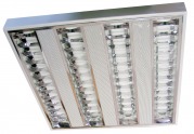  E-DELUX-LED mennyezeti l�mpatest, 4x1130lm / 48W, parabola t�k�r, TRIDONIC panel �s m�k�dtet�, 4000K, 60cm