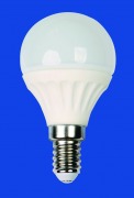  3W/230V round lamp shape LED lamp, 3,000K, E14 cap