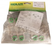  2907/E-TR (4db bliszterben) iker f�nycs� foglalat, G13