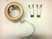  COLOR �lmennyezeti l�mpatest, matt r�z, �tm. 79mm x 30mm, kiv. 65mm, fix, 1x max 20W/ GU5,3 f�nyforr�shoz (KIFUT� TERM�K, A K�SZLET EREJ�IG)