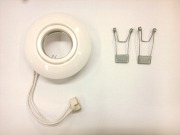  COLOR �lmennyezeti l�mpatest, feh�r, �tm. 80mm, kiv. 60mm, s�kban billenthet�, 1x max 20W/ GU4 f�nyforr�shoz (KIFUT� TERM�K, A K�SZLET EREJ�IG)