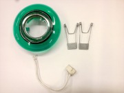  COLOR �lmennyezeti l�mpatest, z�ld, �tm. 80mm, kiv. 60mm, s�kban billenthet�, 1x max 20W/ GU4 f�nyforr�shoz (KIFUT� TERM�K, A K�SZLET EREJ�IG)