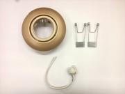  COLOR �lmennyezeti l�mpatest, matt r�z, �tm. 80mm, kiv. 60mm, s�kban billenthet�, 1x max 20W/ GU4 f�nyforr�shoz (KIFUT� TERM�K, A K�SZLET EREJ�IG)