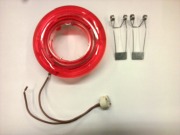  COLOR �lmennyezeti l�mpatest, piros, �tm. 91mm x 30mm, kiv. 73mm,s�kban billenthet�, 1x max 20W/ GU5,3 f�nyforr�shoz (KIFUT� TERM�K, A K�SZLET EREJ�IG)