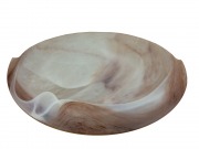  Half glass lampshade, Murano, tabacco (STOCK CLEARING SALE WHILE STOCK LASTS)