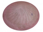  Ufo D30 ceiling glass shade, ribbed, Murano, rose (STOCK CLEARING SALE WHILE STOCK LASTS)