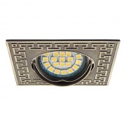  PELIA CT-DTO50-AB  recessed luminaire, tiltable, antique copper, for 1x50W / GU5.3 light source