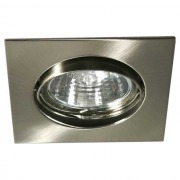  NAVI CTX-DT10-C/M recessed luminaire, tiltable, matt chrome, for 1x50W / GU5.3 light source