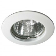  LUTO CTX-DS02B-W - recessed luminaire, fixed, white, for 1x50W/12V/GU5.3 (12V) dichroic mirror halogen lamp