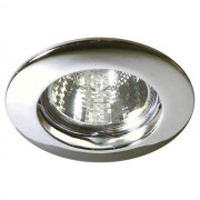  LUTO CTX-DS02B-C- recessed luminaire, fixed, chrome, for 1x50W/12V/GU5.3 (12V) dichroic mirror halogen lamp