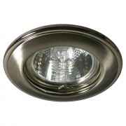  HORN CTC 3114-SN-N - recessed luminaire, fixed, satin nickel/nickel, for 1x50W/12V/GU5.3 (12V) dichroic mirror halogen lamp