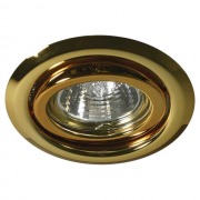  ARGUS CT-2115-G recessed luminaire, tiltable, diam. 85 mm, gold, for 1x50W / GU5.3 light source