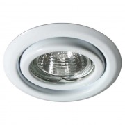  ARGUS CT-2115-W recessed luminaire, tiltable, diam. 85 mm, white, for 1x50W / GU5.3 light source
