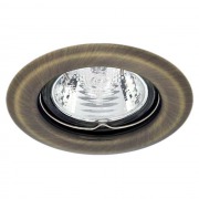  ARGUS CT-2114-BR/M - recessed luminaire, fixed, matt copper, for 1x50W/12V/GU5.3 (12V) dichroic mirror halogen lamp