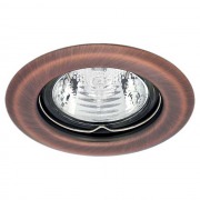  ARGUS CT-2114-AN- recessed luminaire, fixed, antique, for 1x50W/12V/GU5.3 (12V) dichroic mirror halogen lamp