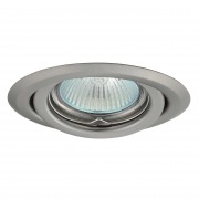  ARGUS CT-2115-C/M recessed luminaire, tiltable, diam. 85 mm, matt chrome, for 1x50W / GU5.3 light source