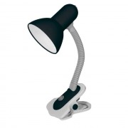  SUZI clip on table spot with flexible arm, 190mm, black, for  1xmax.60W / E27