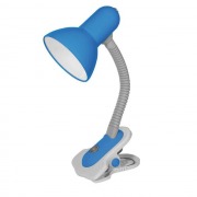  SUZI clip on table spot with flexible arm, 190mm, blue, for 1xmax.60W / E27