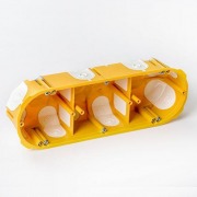 KPL 64-50/3LD NA 3-gang installation box for plasterboard wall, diam. 68mm, with rubber gasket