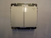  GALEA LIFE double two-way switch, IP44, white