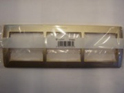  GALEA LIFE three-gang frame, horizontal, titanium grey