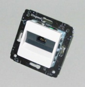  CARIVA recessed RJ45 Cat6 UTP datacom socket without frame, white