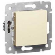  CARIVA one-pole recessed switch without frame, beige