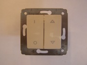  CARIVA recessed shutter switch without frame, beige