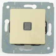  CARIVA one-pole recessed switch with indicator light, without frame, beige