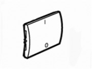  GALEA rocker with I/O status symbol, white