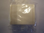  GALEA LIFE double socket with flapper, white