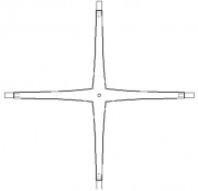  KQ 10/60 k�zvil�g�t�si,4kar� beton l�mpakar, 1000mm, RS oszlophoz