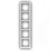  ARCUS PK-5.2 five-gang frame, white
