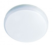  OLINA 260/116/E ceiling mounted luminaire with opal PC diffuser and electronic ballast, diam. 260x60mm, for 1x16W / GR10q 2D light source, IP 44