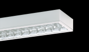  IHLS 135/49/80 SG ceiling mounted luminaire with parabolic mirror and electronic ballast,  for 1x35/49/80W T5 fluorescent lamps, IP65