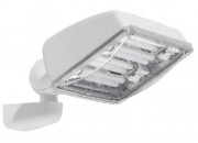  FLUOSPOT 49 wall lamp, polyamide body, black, with magnetic choke, for 4x9W / G23 CFLs, IP 55