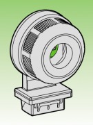  1780-G5/16 (50db) G5-�s t�gl�nykiv�g�sba bepattinthat� v�dett f�nycs� foglalat