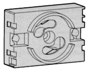  17/V  (200db) talplemezre csavarozhat� gy�jt�foglalat