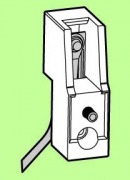  204/TF (100db) R7s-es lecsavarozhat� h�l�zati halog�n foglalat 25cm vezet�kkel
