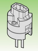  227/TF (100db) G9-es lecsavarozhat� h�l�zati halog�n l�mpa foglalat 14cm vezet�kkel