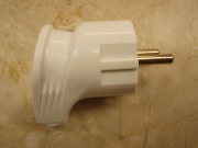  Monoblokk mains plug with side connections