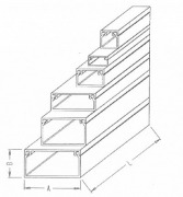  ISO-NAL, 18x9mm m�anyag csatorna (2m) (K�SZLET EREJ�IG)