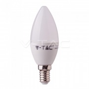  7W/230V candle lamp shape LED lamp, 600lm, 4,000K, Samsung chip, E14 (112)