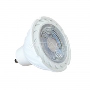  7W/ 230V GU10 fej� LED-l�mpa, 480lm, 6400K, 38�, Samsung chip (167))