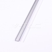  Alum�nium profil LED szalaghoz, op�l bur�val, 24x10x2000mm (3352)