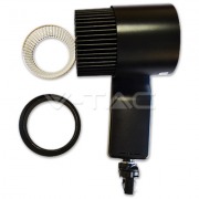  TRACK LIGHT LED s�nes l�mpatest, ZHAGA 20/30W LED-hez, 3 f�zis� adapterrel, fekete, (VT-7120) (KIFUT� TERM�K, A K�SZLET EREJ�IG)