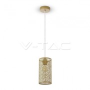  Metal pendant lighting, champagne gold, 130x250x1300mm, 1x60W / E27 light source (VT-7131)